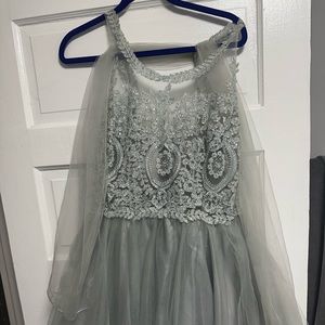 Silver Formal Dress